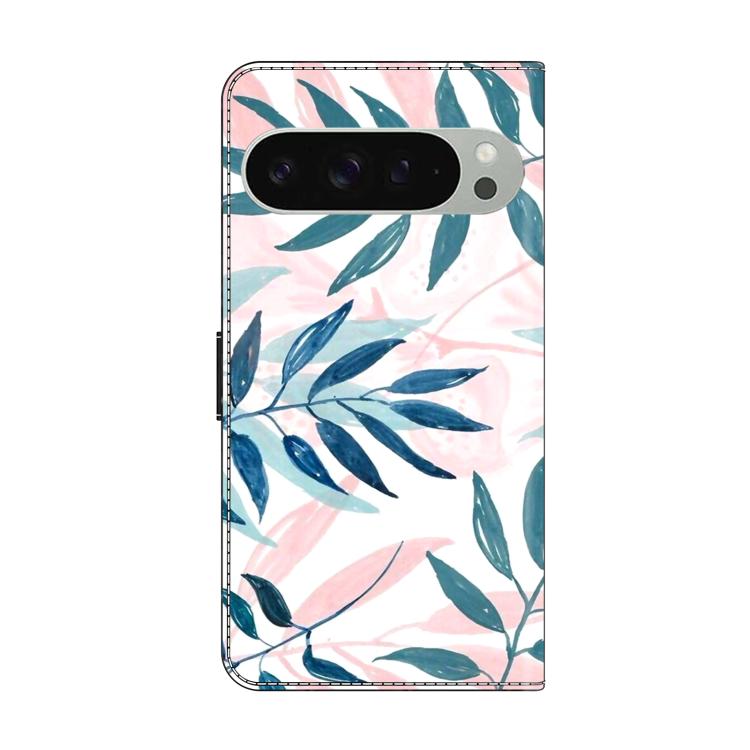 For Google Pixel 9 / 9 Pro Crystal-Like Painted Vegan Leather Phone Case