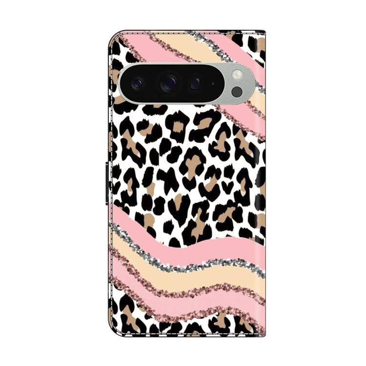For Google Pixel 9 / 9 Pro Crystal-Like Painted Vegan Leather Phone Case