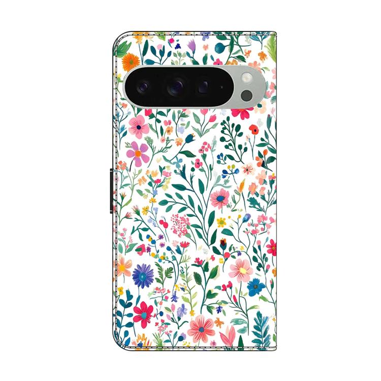 For Google Pixel 9 / 9 Pro Crystal-Like Painted Vegan Leather Phone Case