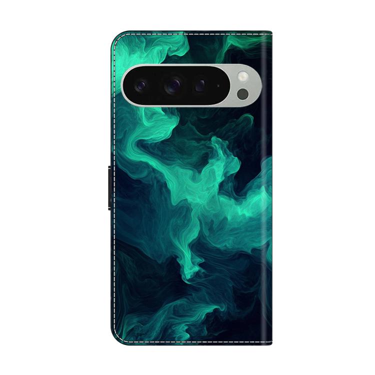 For Google Pixel 9 / 9 Pro Crystal-Like Painted Vegan Leather Phone Case