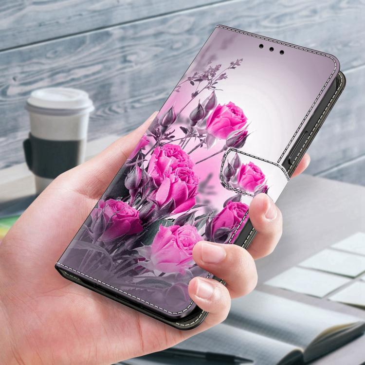For Google Pixel 9 / 9 Pro Crystal-Like Painted Vegan Leather Phone Case