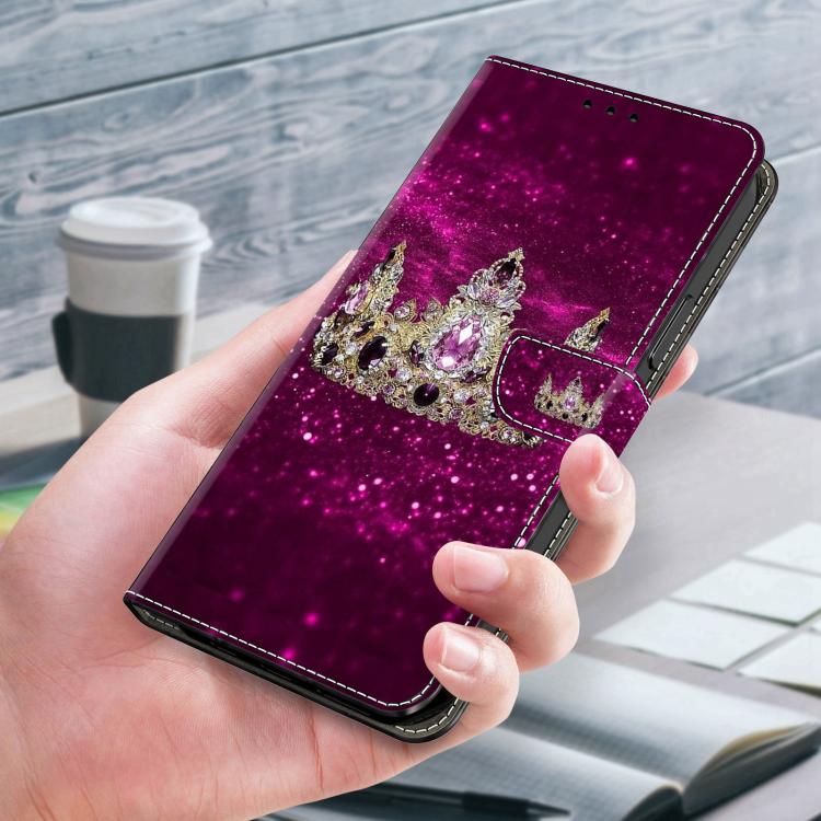 For Google Pixel 9 / 9 Pro Crystal-Like Painted Vegan Leather Phone Case