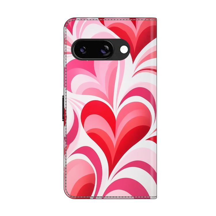 For Google Pixel 9a Crystal-Like Painted Vegan Leather Phone Case