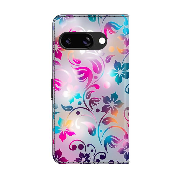 For Google Pixel 9a Crystal-Like Painted Vegan Leather Phone Case