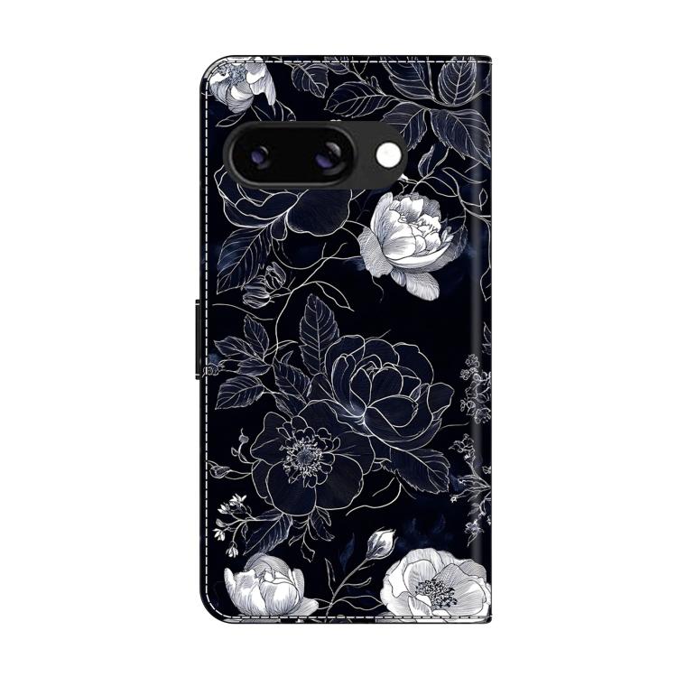 For Google Pixel 9a Crystal-Like Painted Vegan Leather Phone Case