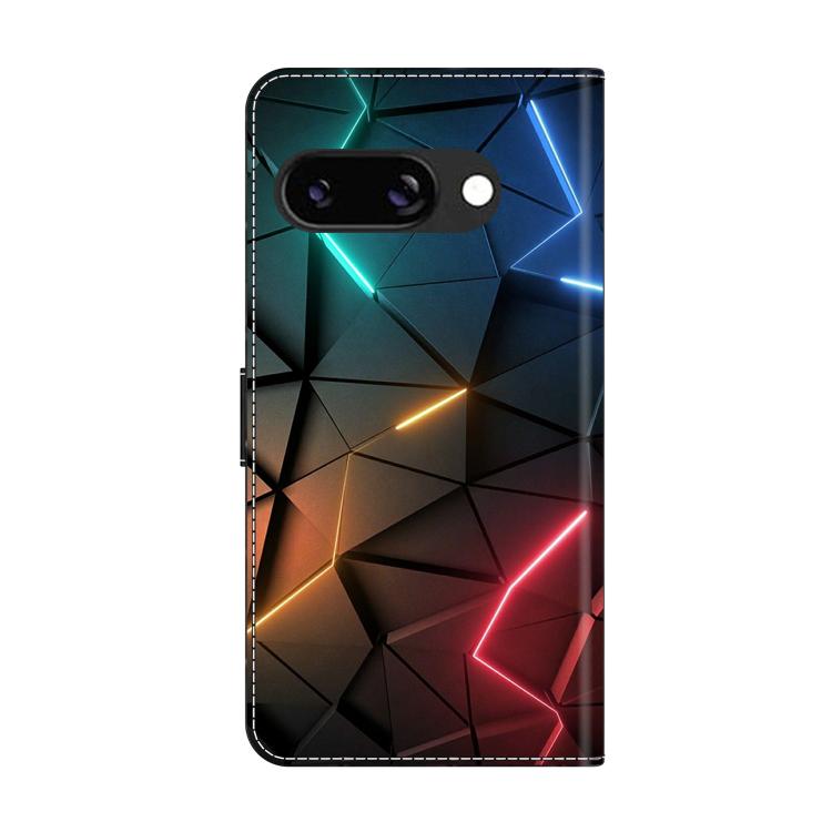For Google Pixel 9a Crystal-Like Painted Vegan Leather Phone Case