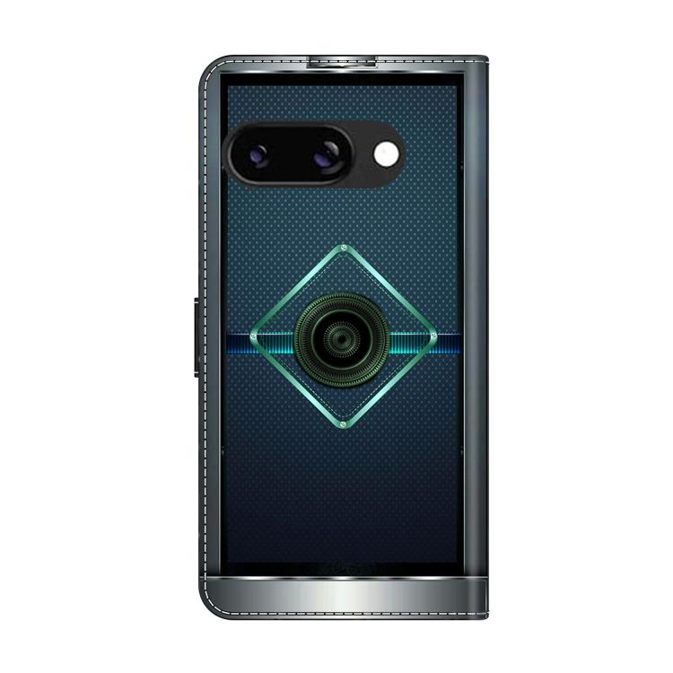 For Google Pixel 9a Crystal-Like Painted Vegan Leather Phone Case