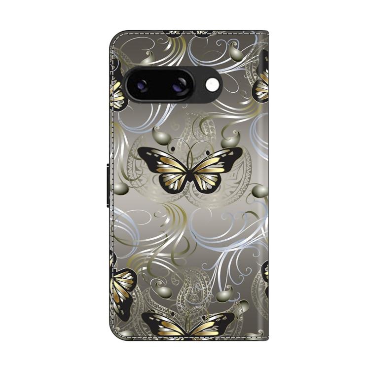 For Google Pixel 9a Crystal-Like Painted Vegan Leather Phone Case