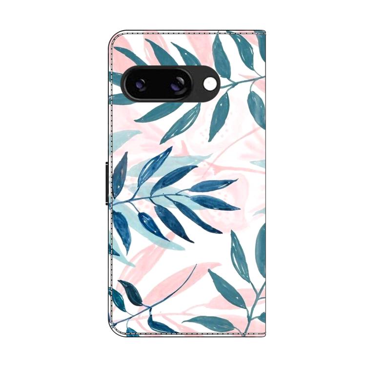 For Google Pixel 9a Crystal-Like Painted Vegan Leather Phone Case