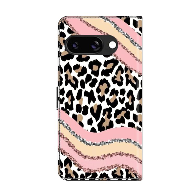 For Google Pixel 9a Crystal-Like Painted Vegan Leather Phone Case