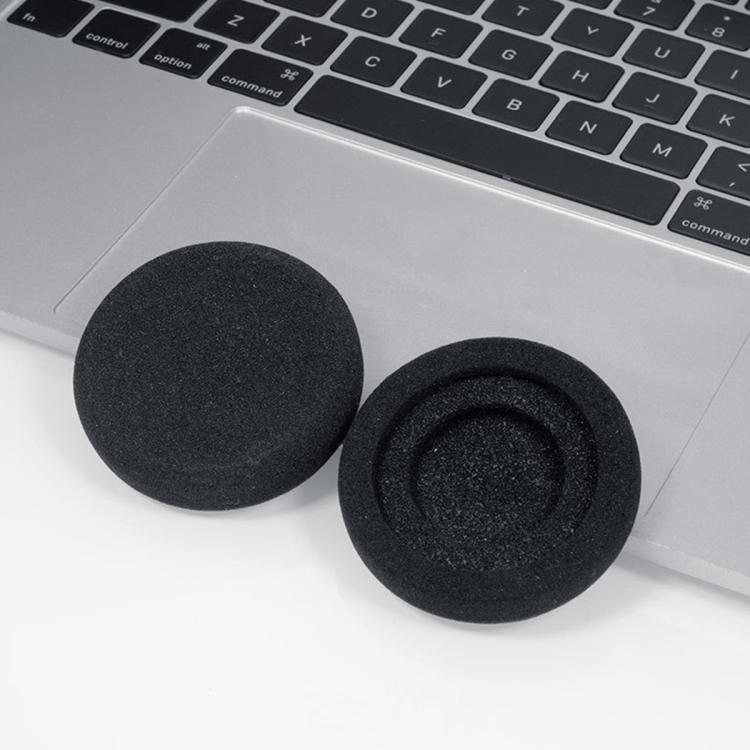 For Jabra Evolve 20/20se/30/30 II/40/65 XDcase 1 Pair Sponge Ear Pads Headset Replacement Part with Prying Tool - Black