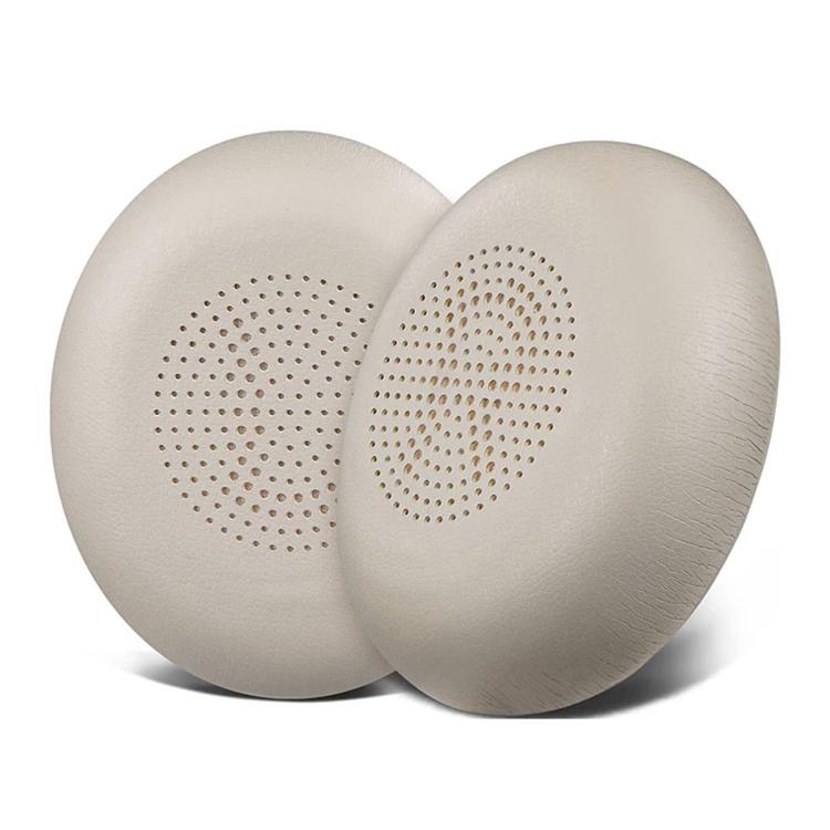 For Jabra Elite 45h / Evolve2 65 XDcase 1 Pair Protein Leather Ear Pads Headset Replacement Part with Prying Tool