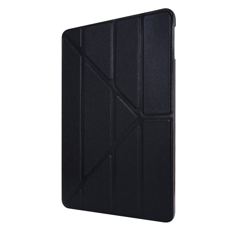 Silk Texture Horizontal Deformation Flip Leather Case with Three-folding Holder For iPad Air 2022 / 2020 10.9