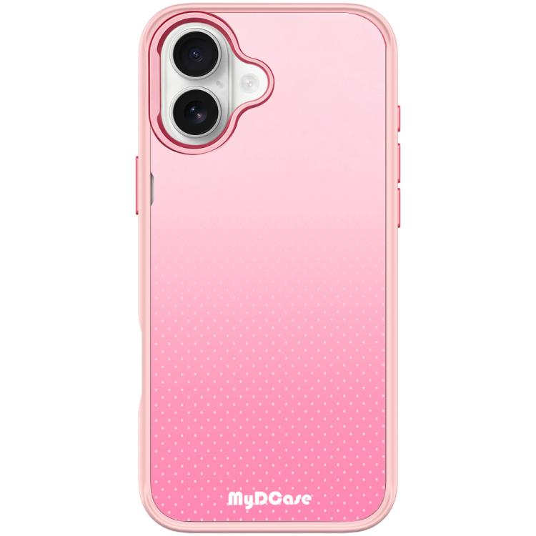 For iPhone 17 Rose Red Dots Pattern Magnetic Phone Case
