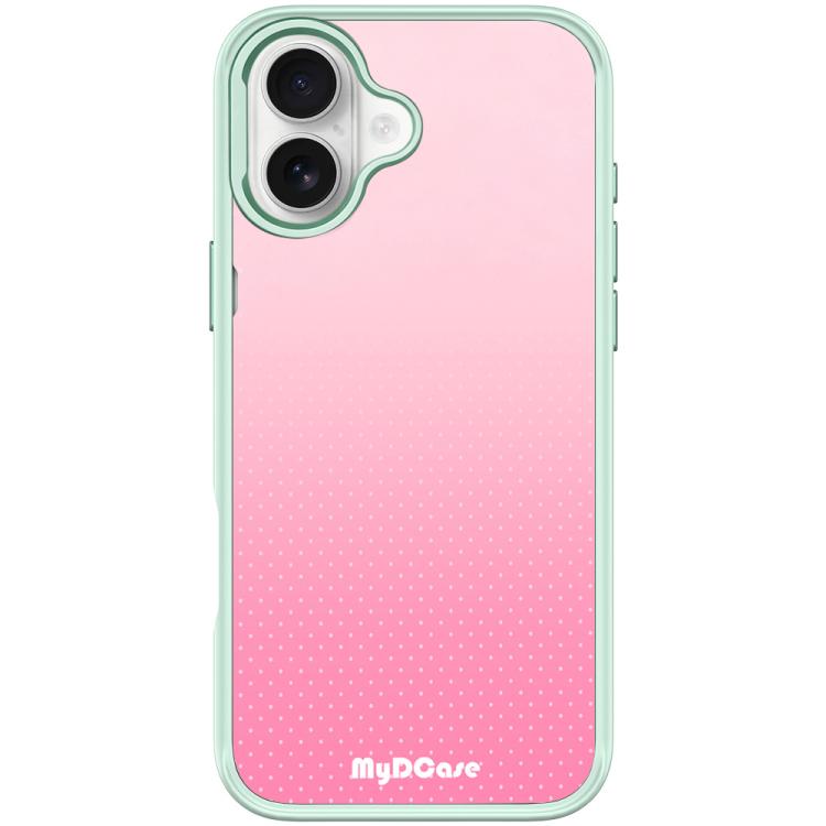 For iPhone 17 Rose Red Dots Pattern Magnetic Phone Case