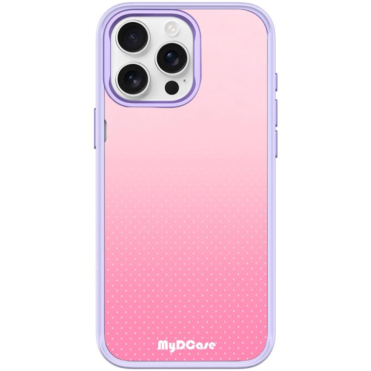 For iPhone 15 Pro Max Rose Red Dots Pattern Magnetic Phone Case