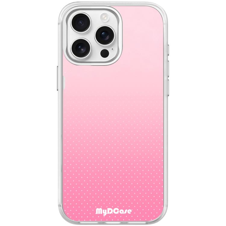 For iPhone 15 Pro Rose Red Dots Pattern Magnetic Phone Case