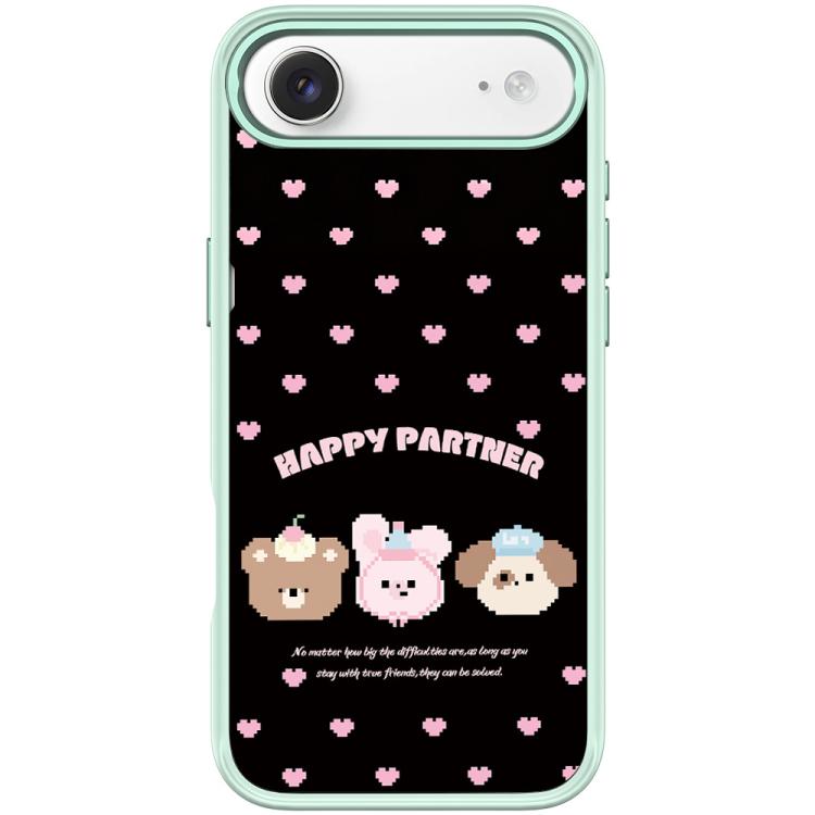 For iPhone Air Happy Partner Pattern Magnetic Phone Case