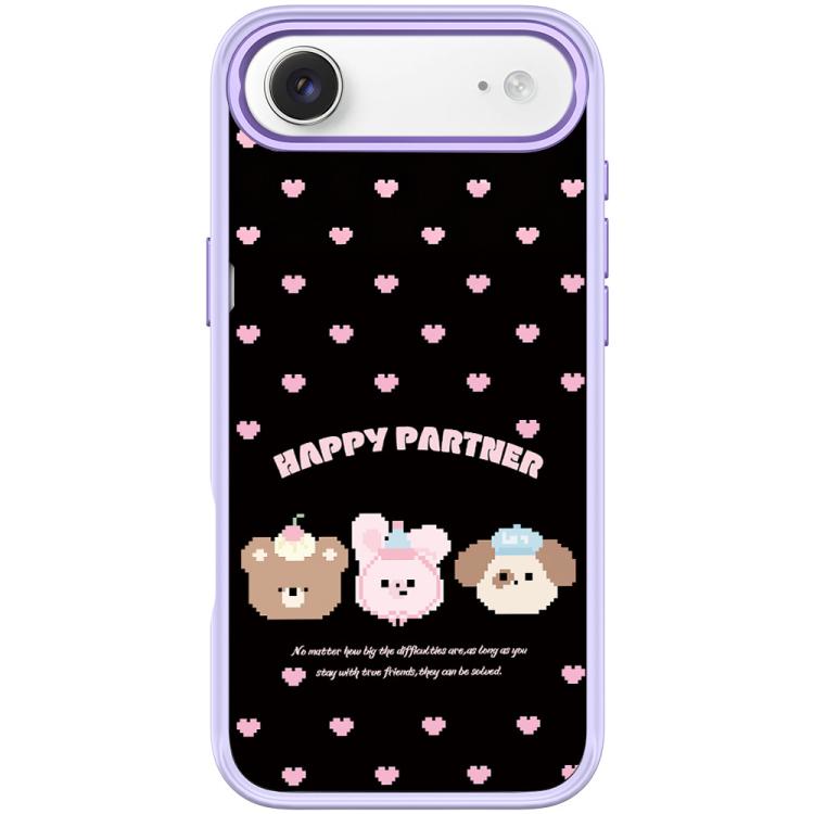 For iPhone Air Happy Partner Pattern Magnetic Phone Case