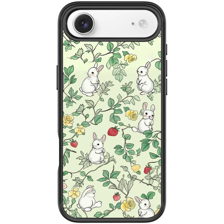 For iPhone Air Branch Rabbit Pattern Magnetic Phone Case