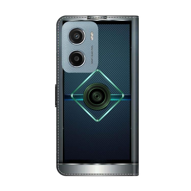 For Motorola Moto E15 / G15 / G05 Crystal-Like Painted Vegan Leather Phone Case