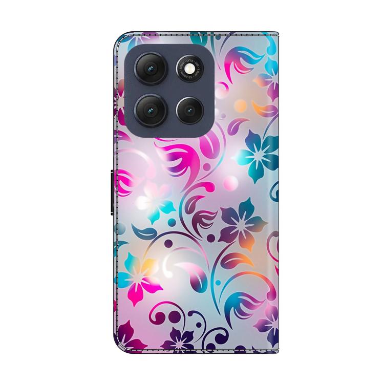 For Motorola Moto G56 5G Crystal-Like Painted Vegan Leather Phone Case