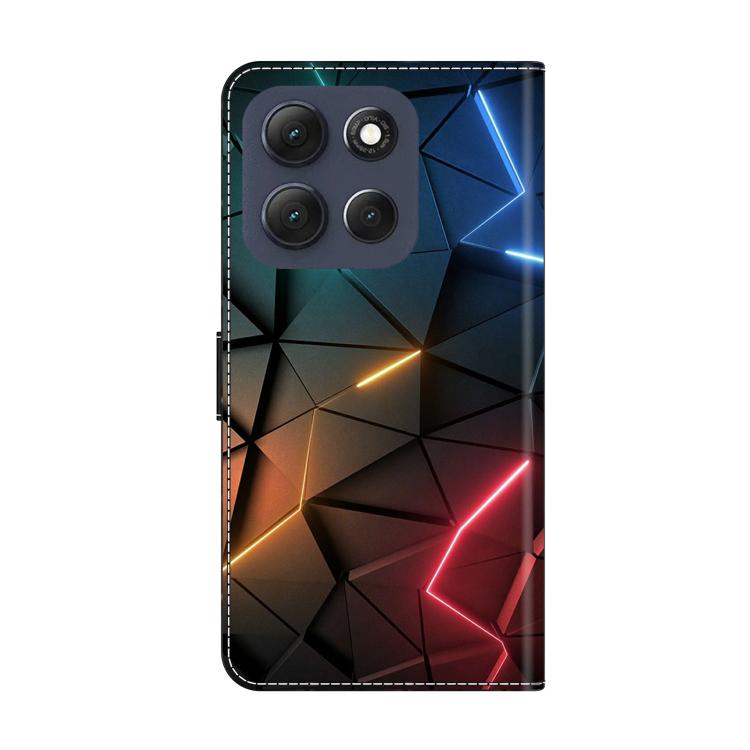 For Motorola Moto G56 5G Crystal-Like Painted Vegan Leather Phone Case