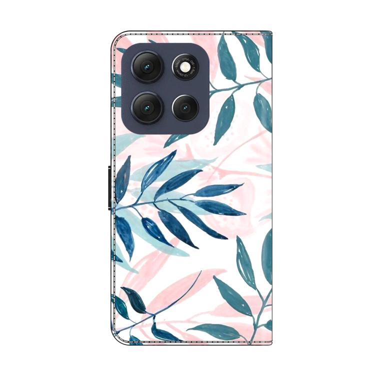 For Motorola Moto G56 5G Crystal-Like Painted Vegan Leather Phone Case