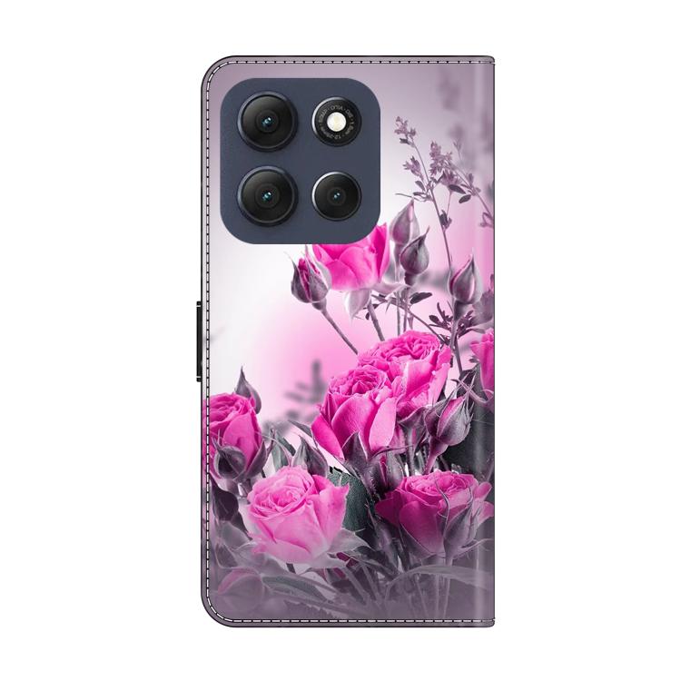 For Motorola Moto G56 5G Crystal-Like Painted Vegan Leather Phone Case