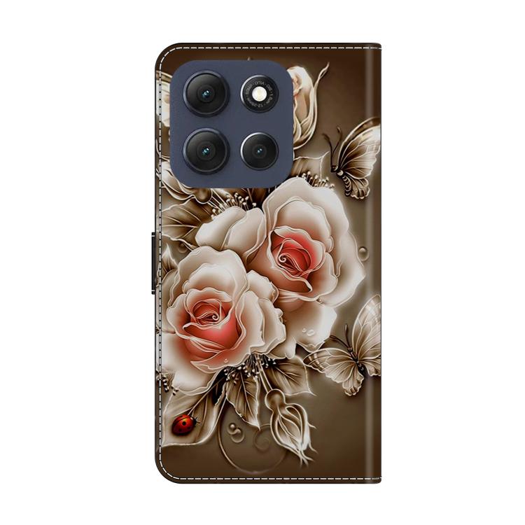 For Motorola Moto G56 5G Crystal-Like Painted Vegan Leather Phone Case