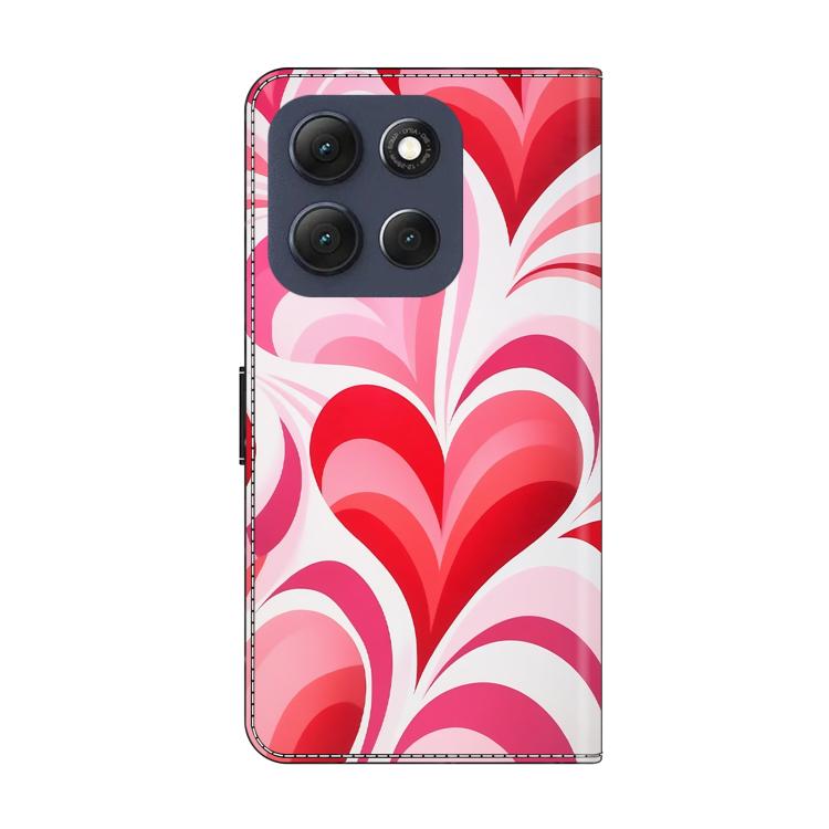 For Motorola Moto G86 5G Crystal-Like Painted Vegan Leather Phone Case