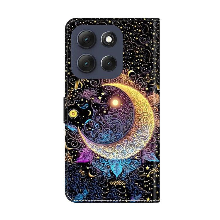For Motorola Moto G86 5G Crystal-Like Painted Vegan Leather Phone Case