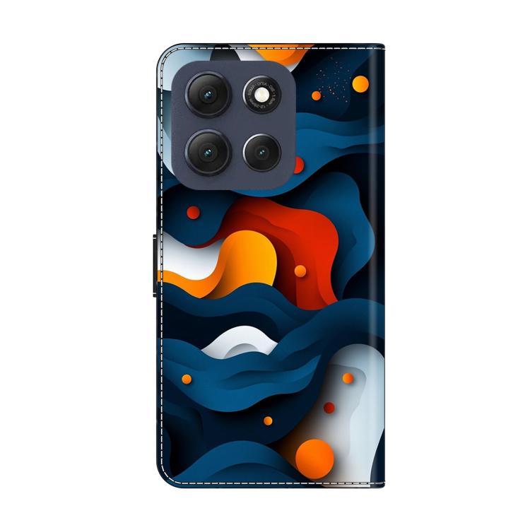 For Motorola Moto G86 5G Crystal-Like Painted Vegan Leather Phone Case