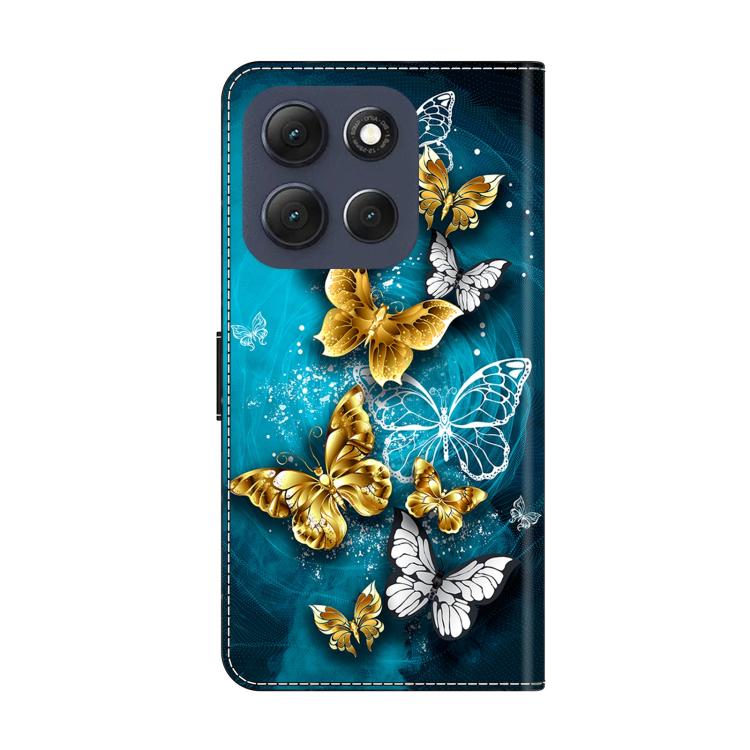 For Motorola Moto G86 5G Crystal-Like Painted Vegan Leather Phone Case