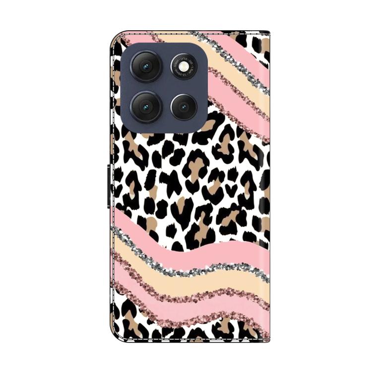 For Motorola Moto G86 5G Crystal-Like Painted Vegan Leather Phone Case