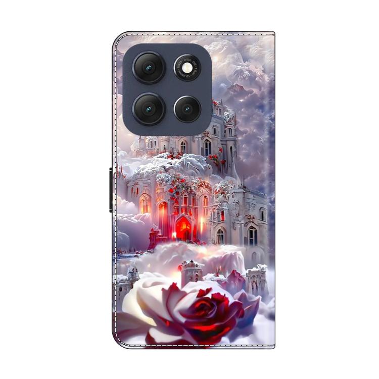For Motorola Moto G86 5G Crystal-Like Painted Vegan Leather Phone Case