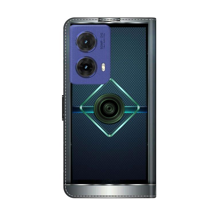 For Motorola Moto G85 5G Crystal-Like Painted Vegan Leather Phone Case