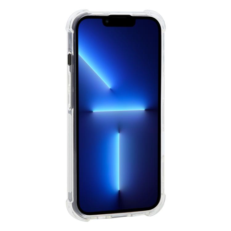 For iPhone 13 Pro Shockproof Non-slip Magnetic TPU Phone Case - Transparent