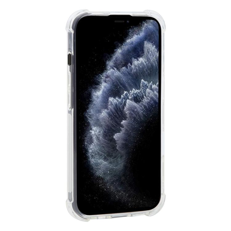 For iPhone 11 Pro Max Shockproof Non-slip Magnetic TPU Phone Case - Transparent