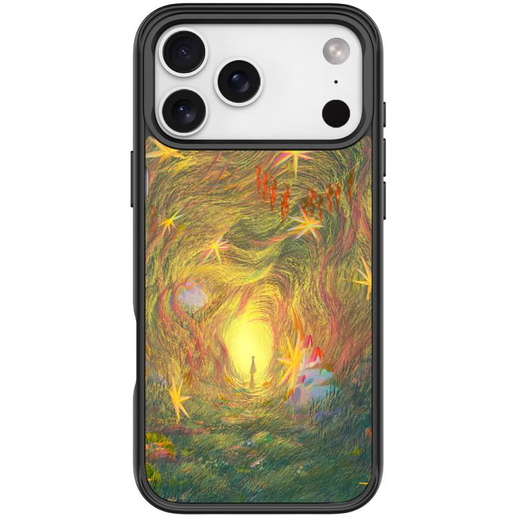 For iPhone 17 Pro Dream Entrance Pattern Magnetic Phone Case