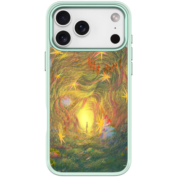 For iPhone 17 Pro Dream Entrance Pattern Magnetic Phone Case
