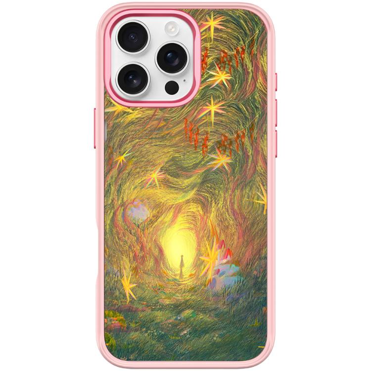 For iPhone 16 Pro Dream Entrance Pattern Magnetic Phone Case