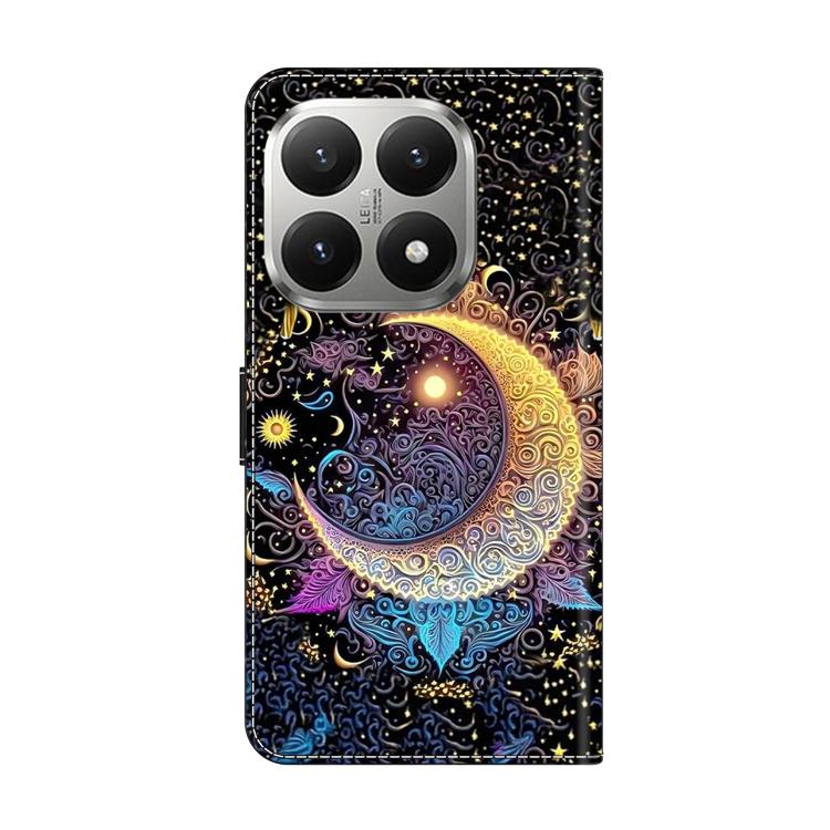 For Xiaomi 15T Crystal-Like Painted Vegan Leather Phone Case