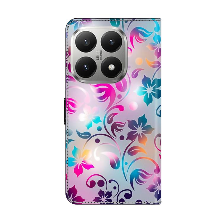For Xiaomi 15T Crystal-Like Painted Vegan Leather Phone Case