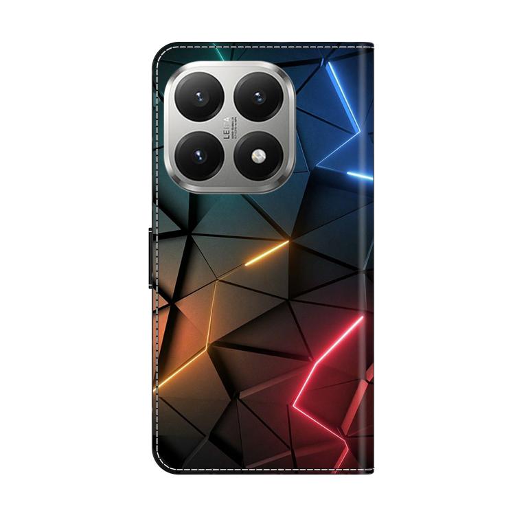For Xiaomi 15T Crystal-Like Painted Vegan Leather Phone Case