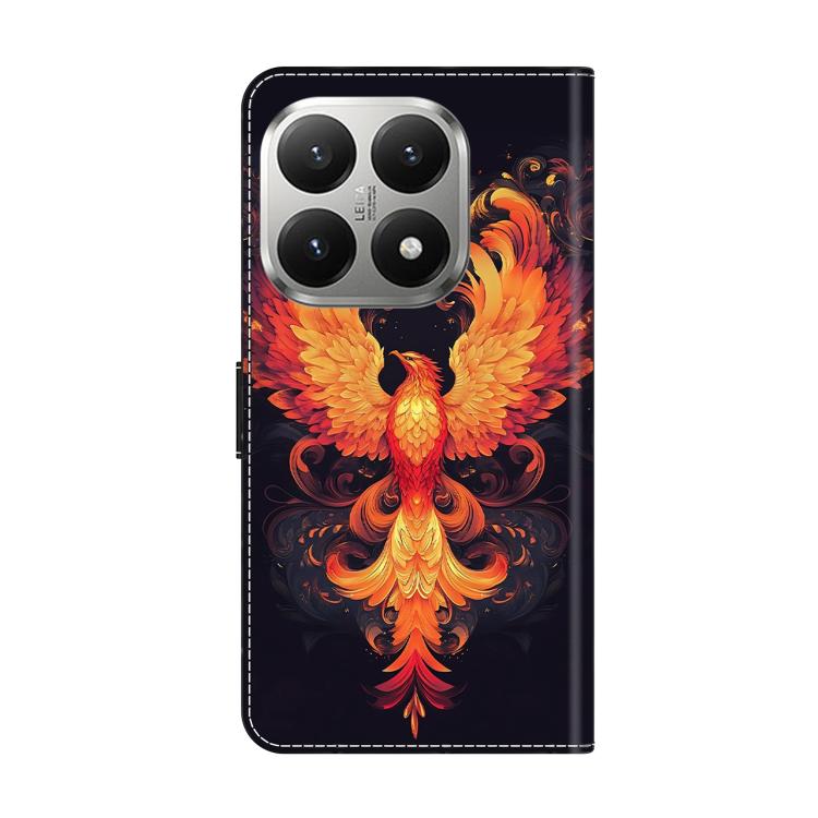For Xiaomi 15T Crystal-Like Painted Vegan Leather Phone Case