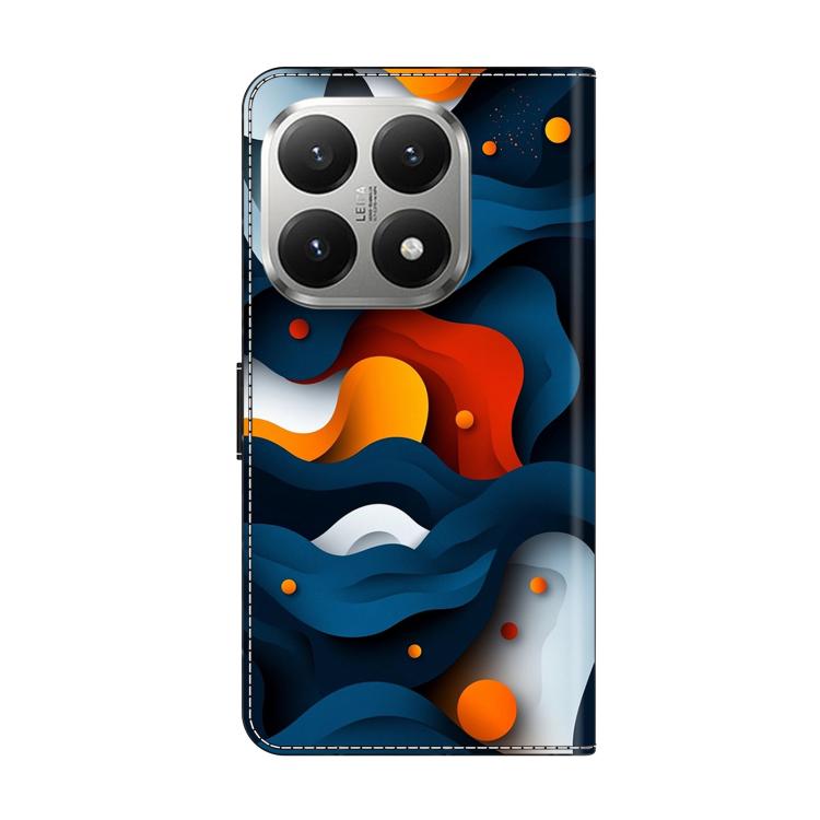 For Xiaomi 15T Crystal-Like Painted Vegan Leather Phone Case