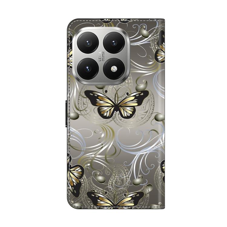 For Xiaomi 15T Crystal-Like Painted Vegan Leather Phone Case