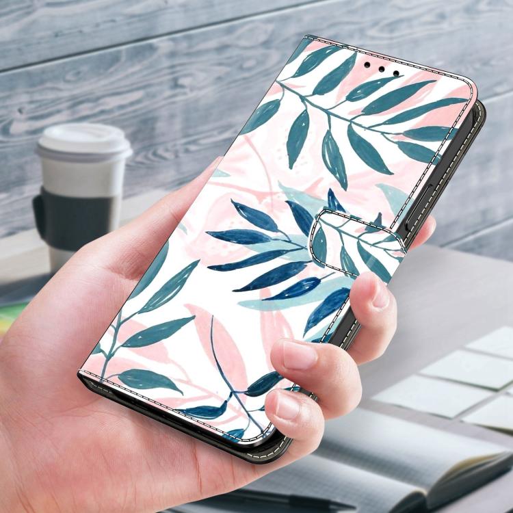 For Xiaomi 15T Crystal-Like Painted Vegan Leather Phone Case