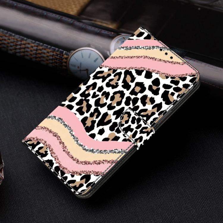 For Xiaomi 15T Crystal-Like Painted Vegan Leather Phone Case